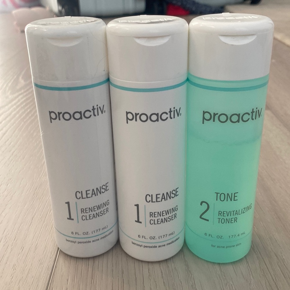 2 Proactiv Cleanser 1 Toner